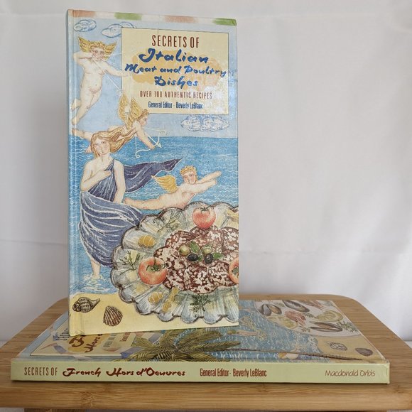 VTG "Secrets of" French & Italian Cookbooks - Picture 2 of 4